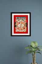 Rasalila Painting - Meri Deewar 3 : 4 Vertical Premium Wall Art Canvas by MeriDeewar