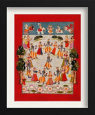 Rasalila Painting - Meri Deewar 3 : 4 Vertical Premium Wall Art Canvas by MeriDeewar