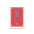 Red flag painting 2 : 3 Vertical Premium Wall Art Canvas by MeriDeewar