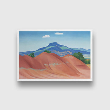 Red Hills Painting - Meri Deewar 3 : 2 Horizontal Premium Wall Art Canvas by MeriDeewar