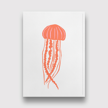 Red Medusa Painting 3 : 4.2 Vertical Premium Wall Art Canvas by MeriDeewar
