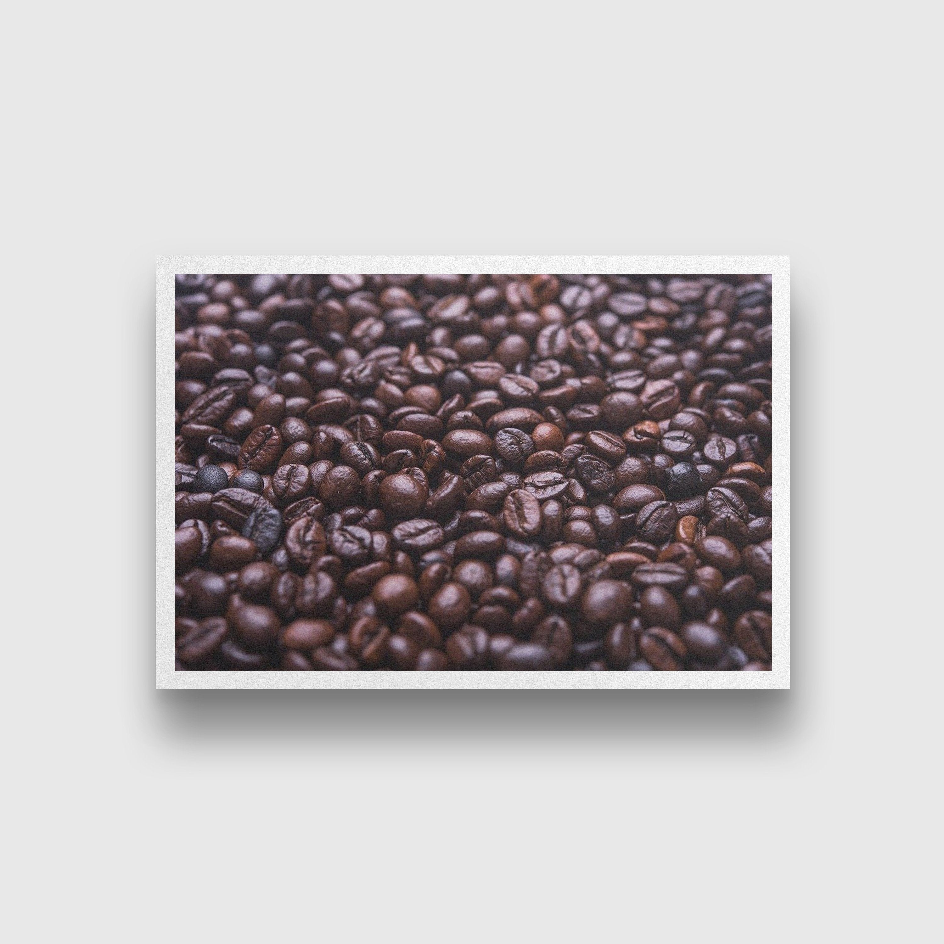 Refreshing Coffee Beans Painting - Meri Deewar 3 : 2 Horizontal Premium Wall Art Canvas by MeriDeewar
