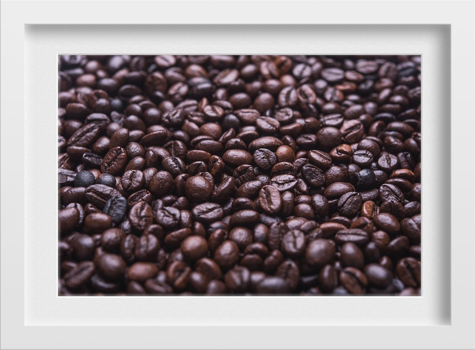 Refreshing Coffee Beans Painting - Meri Deewar 3 : 2 Horizontal Premium Wall Art Canvas by MeriDeewar