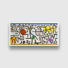 Rich port a travel picture painting - Meri Deewar 2 : 1 Horizontal Premium Wall Art Canvas by MeriDeewar