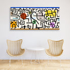 Rich port a travel picture painting - Meri Deewar 2 : 1 Horizontal Premium Wall Art Canvas by MeriDeewar