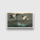 Right and Left painting - Meri Deewar 2 : 1 Horizontal Premium Wall Art Canvas by MeriDeewar