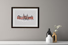 Rijks Museum Illustration Painting  - Meri Deewar 3 : 2 Horizontal Premium Wall Art Canvas by MeriDeewar
