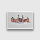 Rijks Museum Illustration Painting  - Meri Deewar 3 : 2 Horizontal Premium Wall Art Canvas by MeriDeewar