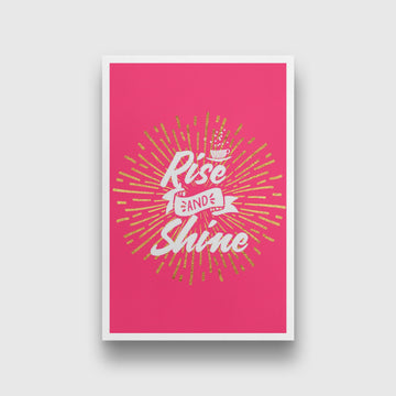 Rise and Shine Art Painting - Meri Deewar 2 : 3 Vertical Premium Wall Art Canvas by MeriDeewar