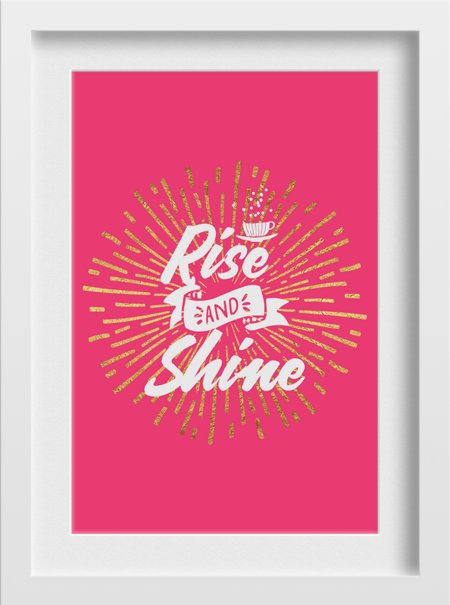 Rise and Shine Art Painting - Meri Deewar 2 : 3 Vertical Premium Wall Art Canvas by MeriDeewar