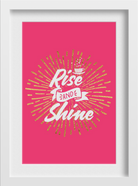 Rise and Shine Art Painting - Meri Deewar 2 : 3 Vertical Premium Wall Art Canvas by MeriDeewar