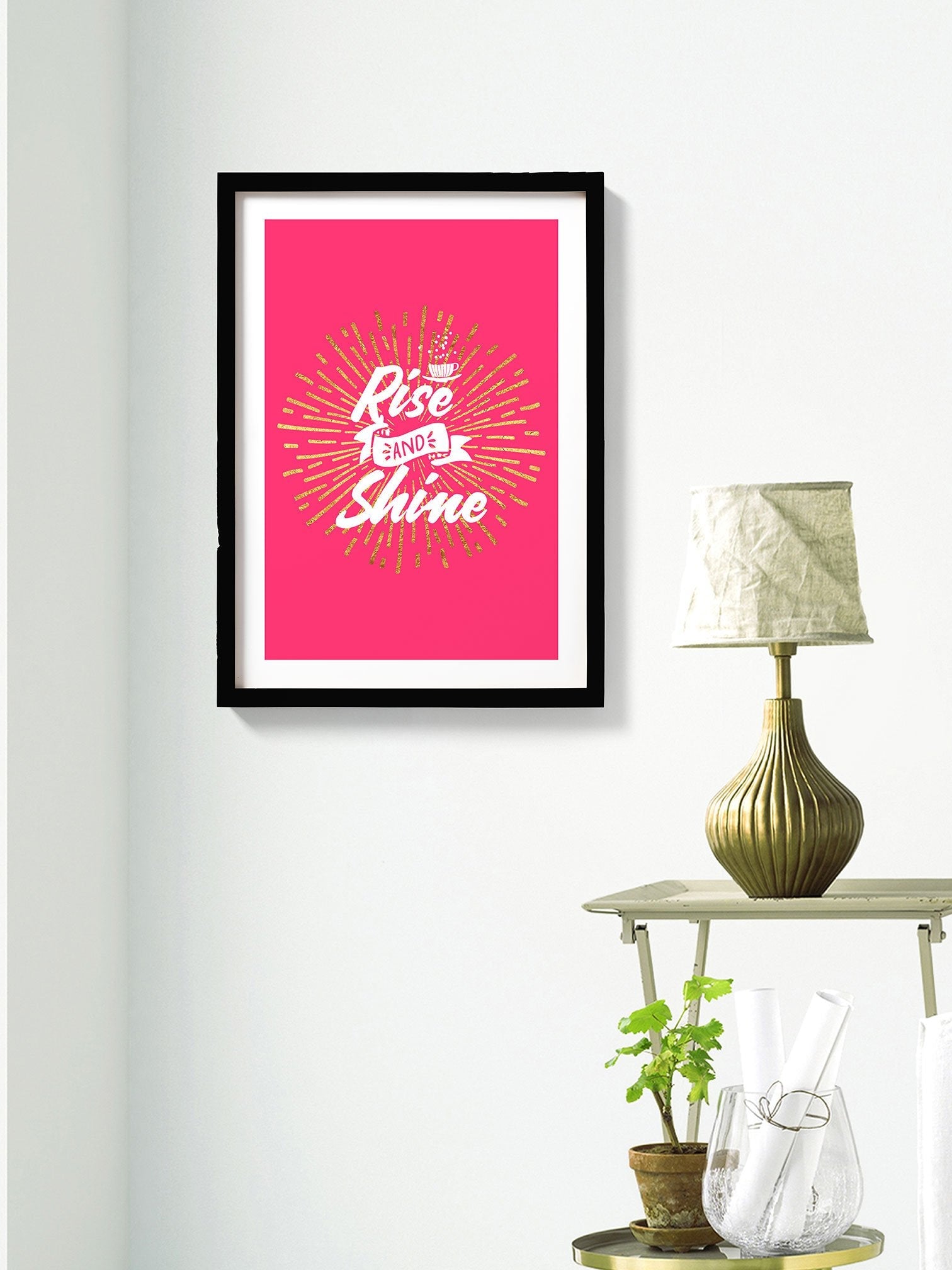 Rise and Shine Art Painting - Meri Deewar 2 : 3 Vertical Premium Wall Art Canvas by MeriDeewar