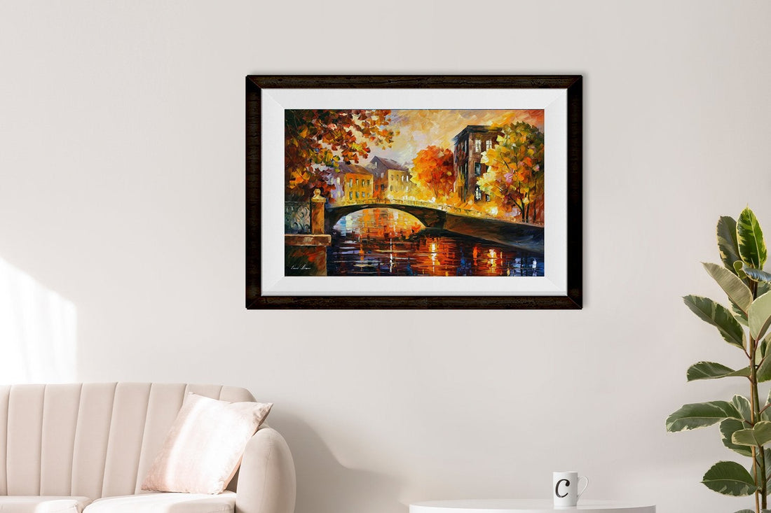 River of memories leonid afremov Painting - Meri Deewar 3 : 2 Horizontal Premium Wall Art Canvas by MeriDeewar