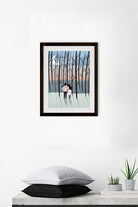 Romantic Evening Artwork Painting - Meri Deewar 2 : 3 Vertical Premium Wall Art Canvas by MeriDeewar