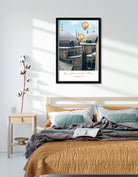 Romantic Travel Places Painting 2 : 3 Vertical Premium Wall Art Canvas by MeriDeewar