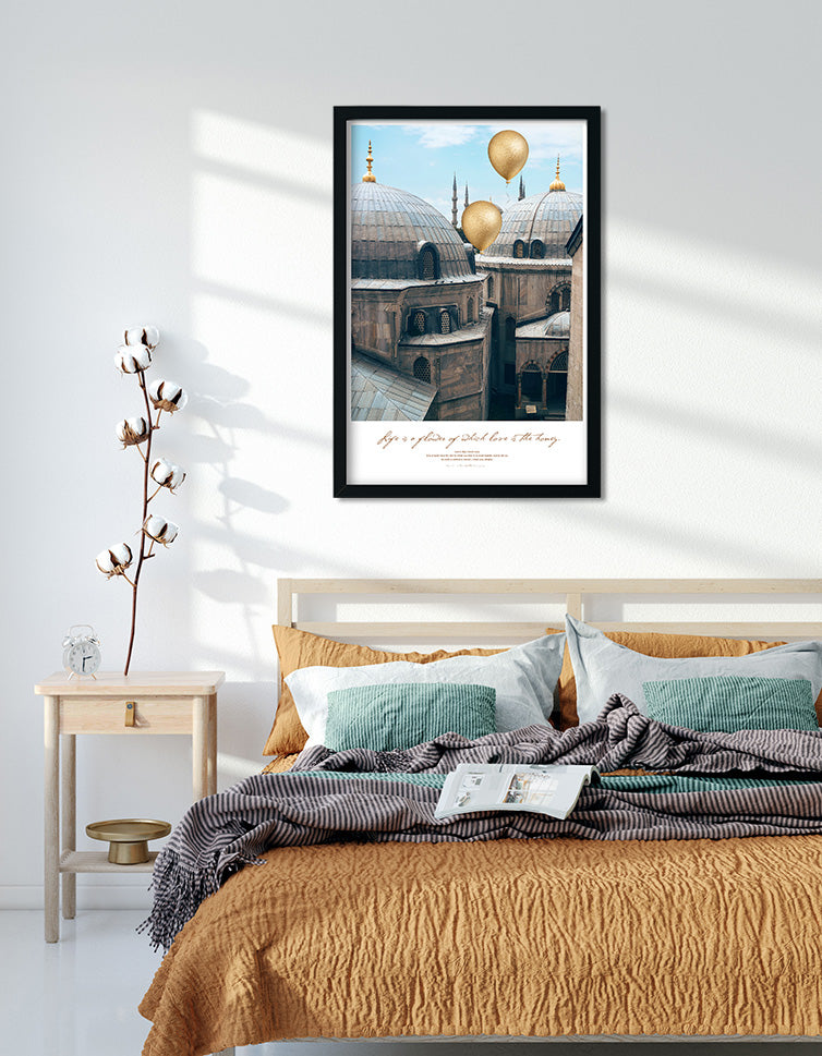 Romantic Travel Places Painting 2 : 3 Vertical Premium Wall Art Canvas by MeriDeewar