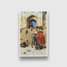 Royal Elephant Painting - Meri Deewar 1 : 2 Vertical Premium Wall Art Canvas by MeriDeewar