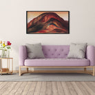 Rust Red Hills Painting - Meri Deewar 2 : 1 Horizontal Premium Wall Art Canvas by MeriDeewar