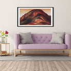 Rust Red Hills Painting - Meri Deewar 2 : 1 Horizontal Premium Wall Art Canvas by MeriDeewar