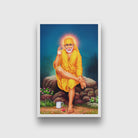 Sai Baba - Painting 2 : 3 Vertical Premium Wall Art Canvas by MeriDeewar