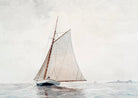 Sailing off Gloucester painting - Meri Deewar 3 : 2 Horizontal Premium Wall Art Canvas by MeriDeewar