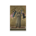 Saint Francis of Assisi with Angels Painting - Meri Deewar 3 : 4 Vertical Premium Wall Art Canvas by MeriDeewar