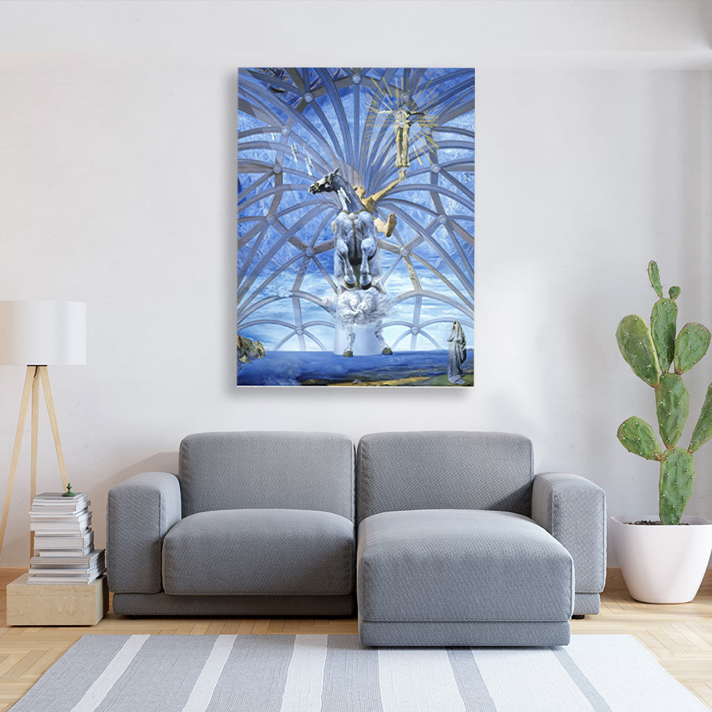 Santiago El Grande Painting -  Meri Deewar 3 : 4 Vertical Premium Wall Art Canvas by MeriDeewar