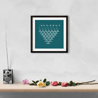 Saraswati Yantra 2 Painting - Meri Deewar 1 : 1 Square Premium Wall Art Canvas by MeriDeewar