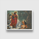 Savitri Painting 4 : 3 Horizontal Premium Wall Art Canvas by MeriDeewar