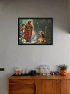 Savitri Painting 4 : 3 Horizontal Premium Wall Art Canvas by MeriDeewar