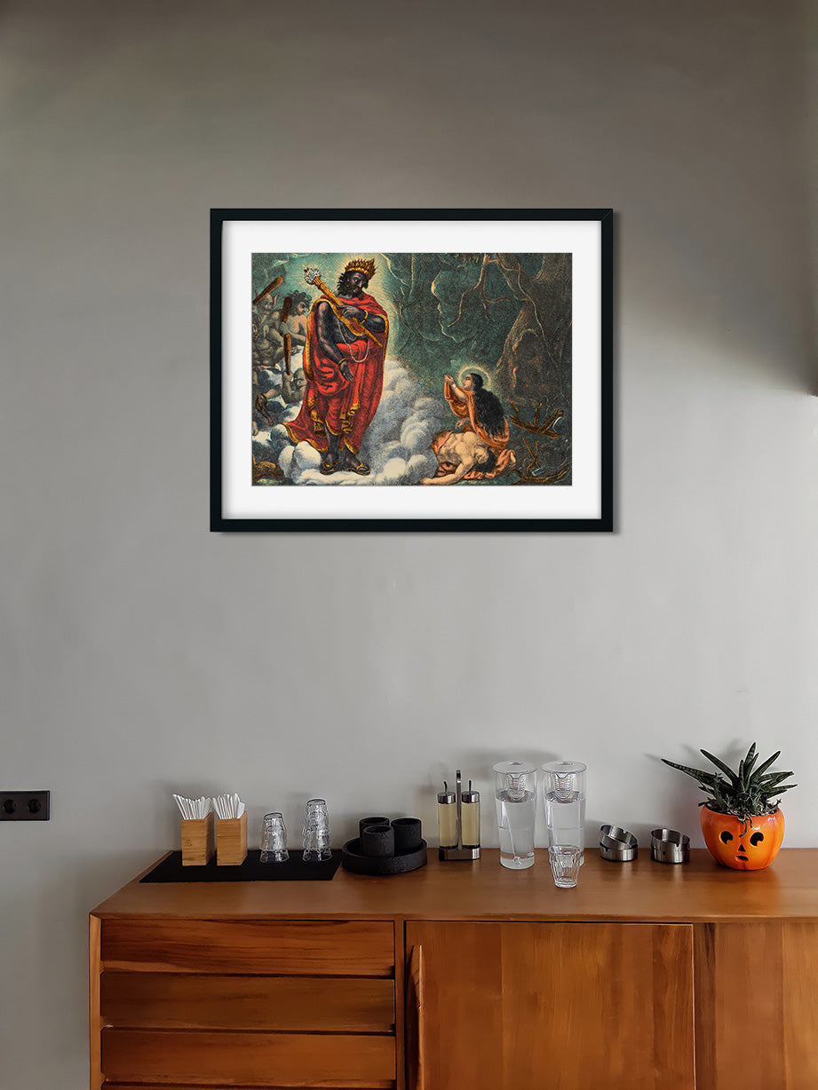 Savitri Painting 4 : 3 Horizontal Premium Wall Art Canvas by MeriDeewar