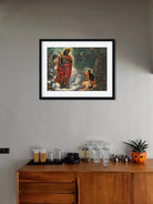Savitri Painting 4 : 3 Horizontal Premium Wall Art Canvas by MeriDeewar