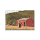School Time painting - Meri Deewar 3 : 2 Horizontal Premium Wall Art Canvas by MeriDeewar