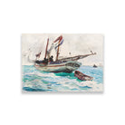 Schooner–Nassau panting - Meri Deewar 3 : 2 Horizontal Premium Wall Art Canvas by MeriDeewar