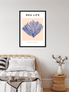 Sea Life minimalistic Painting 3 : 4.2 Vertical Premium Wall Art Canvas by MeriDeewar