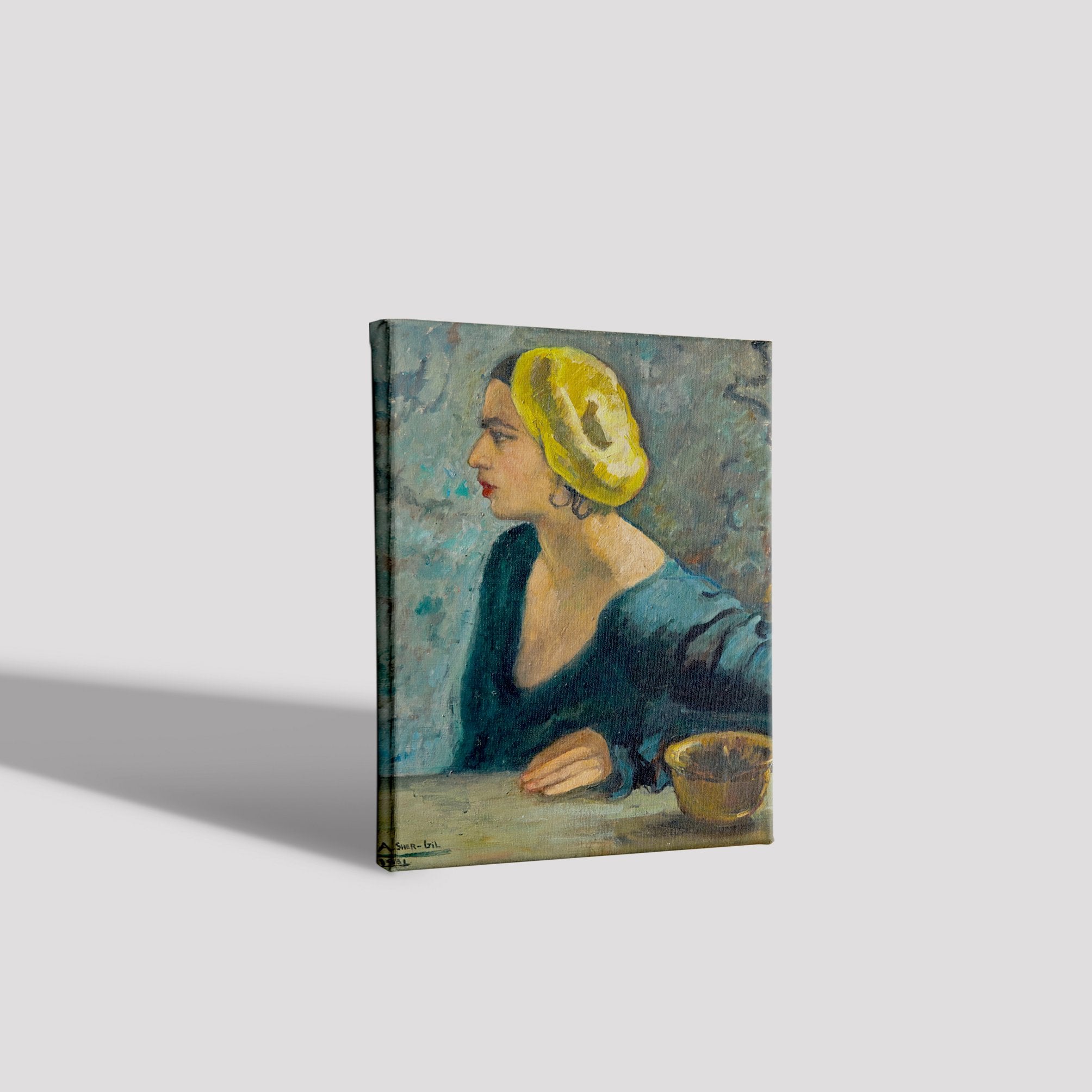 Self Portrait 1931 Painting - Meri Deewar 4 :5 Vertical Premium Wall Art Canvas by MeriDeewar