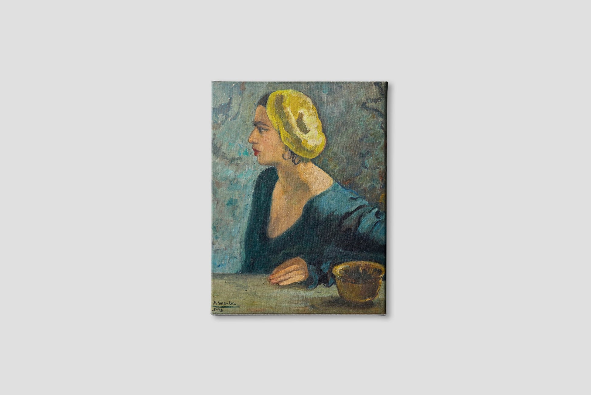 Self Portrait 1931 Painting - Meri Deewar 4 :5 Vertical Premium Wall Art Canvas by MeriDeewar