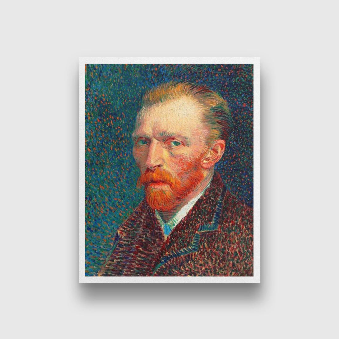 Self-Portrait Painting By Van Gogh Painting - Meri Deewar 4 :5 Vertical Premium Wall Art Canvas by MeriDeewar