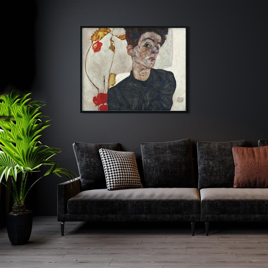 Self Portrait Painting - Meri Deewar 5 : 6 Vertical Premium Wall Art Canvas by MeriDeewar