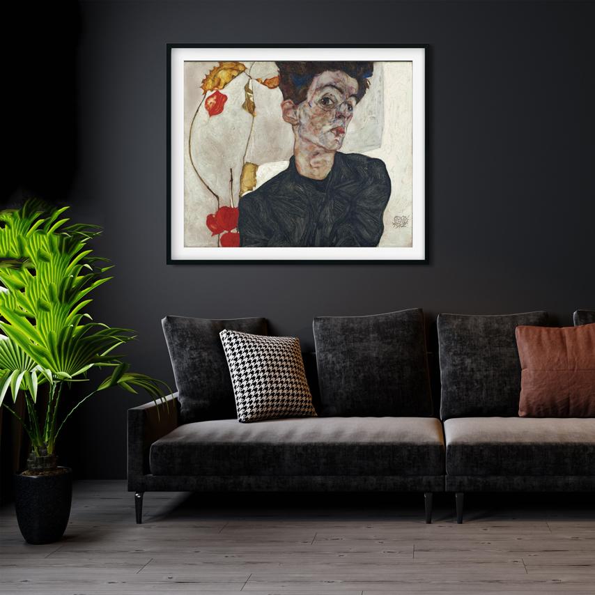 Self Portrait Painting - Meri Deewar 5 : 6 Vertical Premium Wall Art Canvas by MeriDeewar