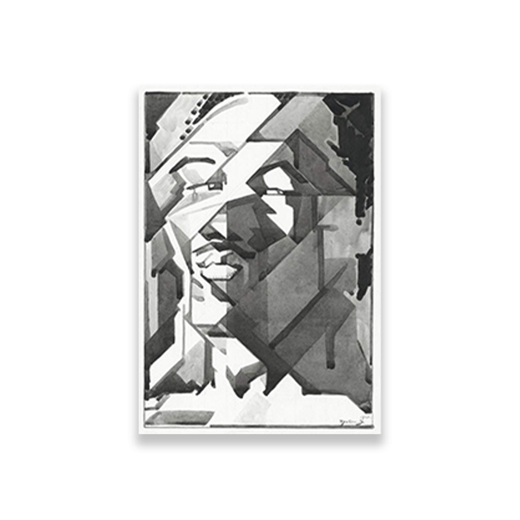 Self-portrait Reijer Stolk Painting - Meri Deewar 2 : 3 Vertical Premium Wall Art Canvas by MeriDeewar