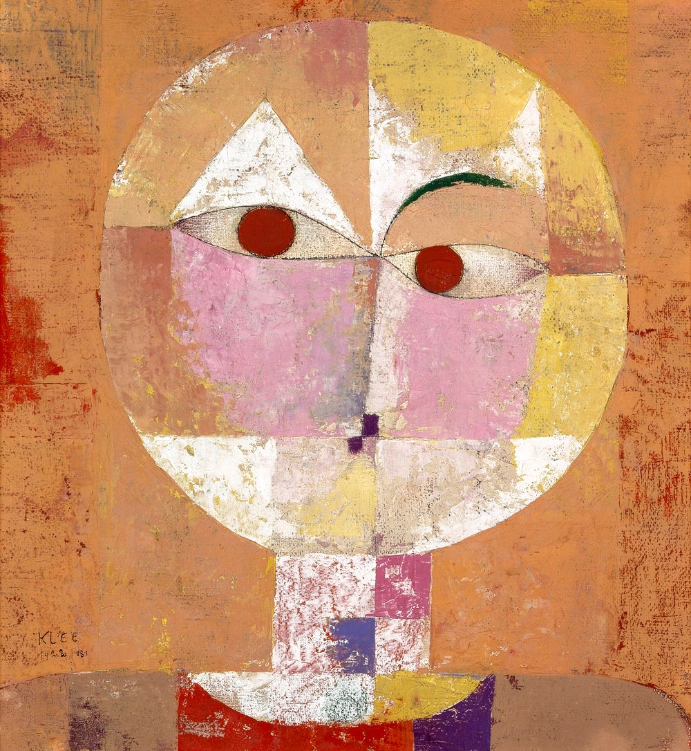 Senecio painting - Meri Deewar 1 : 1 Square Premium Wall Art Canvas by MeriDeewar