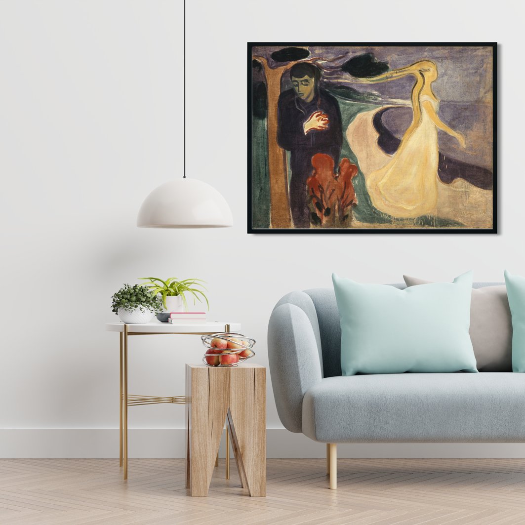 Separation Painting - Meri Deewar 4 : 3 Horizontal Premium Wall Art Canvas by MeriDeewar