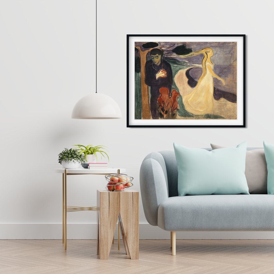 Separation Painting - Meri Deewar 4 : 3 Horizontal Premium Wall Art Canvas by MeriDeewar