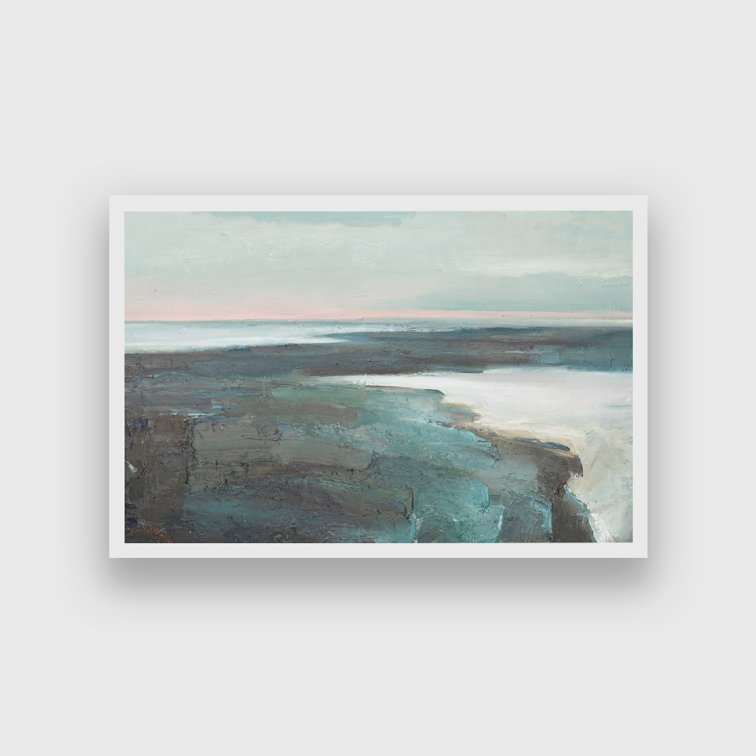 Serene Contemporary   Art Wall Painting 3 : 2 Horizontal Premium Wall Art Canvas by MeriDeewar