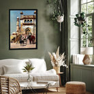 Shahi Jama Masjid Painting 2 : 3 Vertical Premium Wall Art Canvas by MeriDeewar