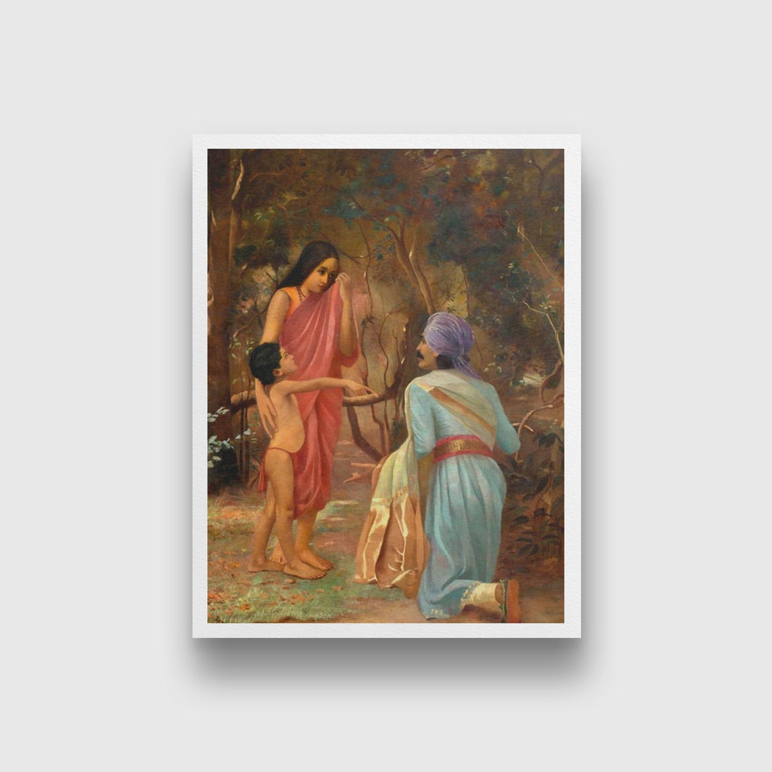 Shakuntala Painting - Meri Deewar 3 : 4 Vertical Premium Wall Art Canvas by MeriDeewar