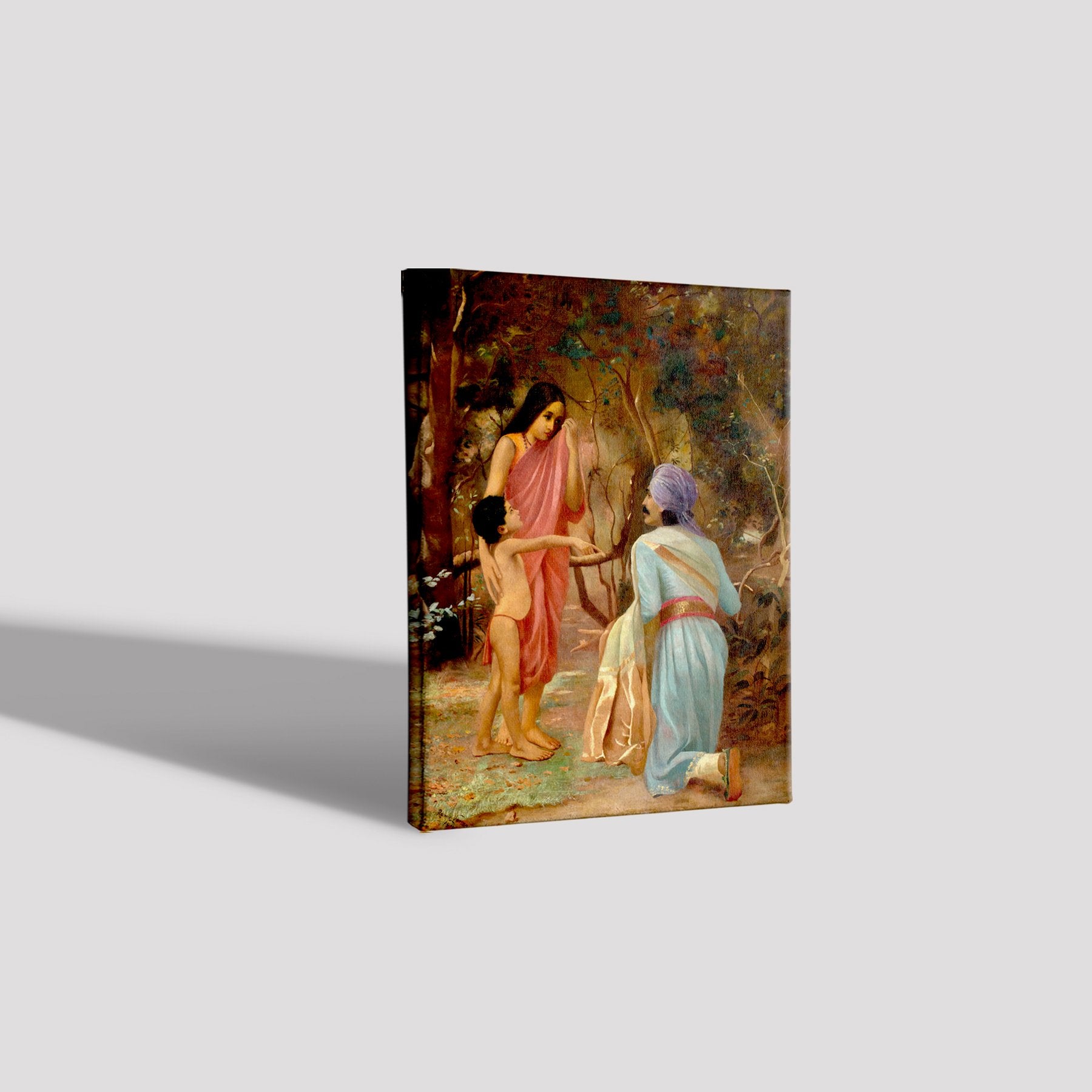 Shakuntala Painting - Meri Deewar 3 : 4 Vertical Premium Wall Art Canvas by MeriDeewar