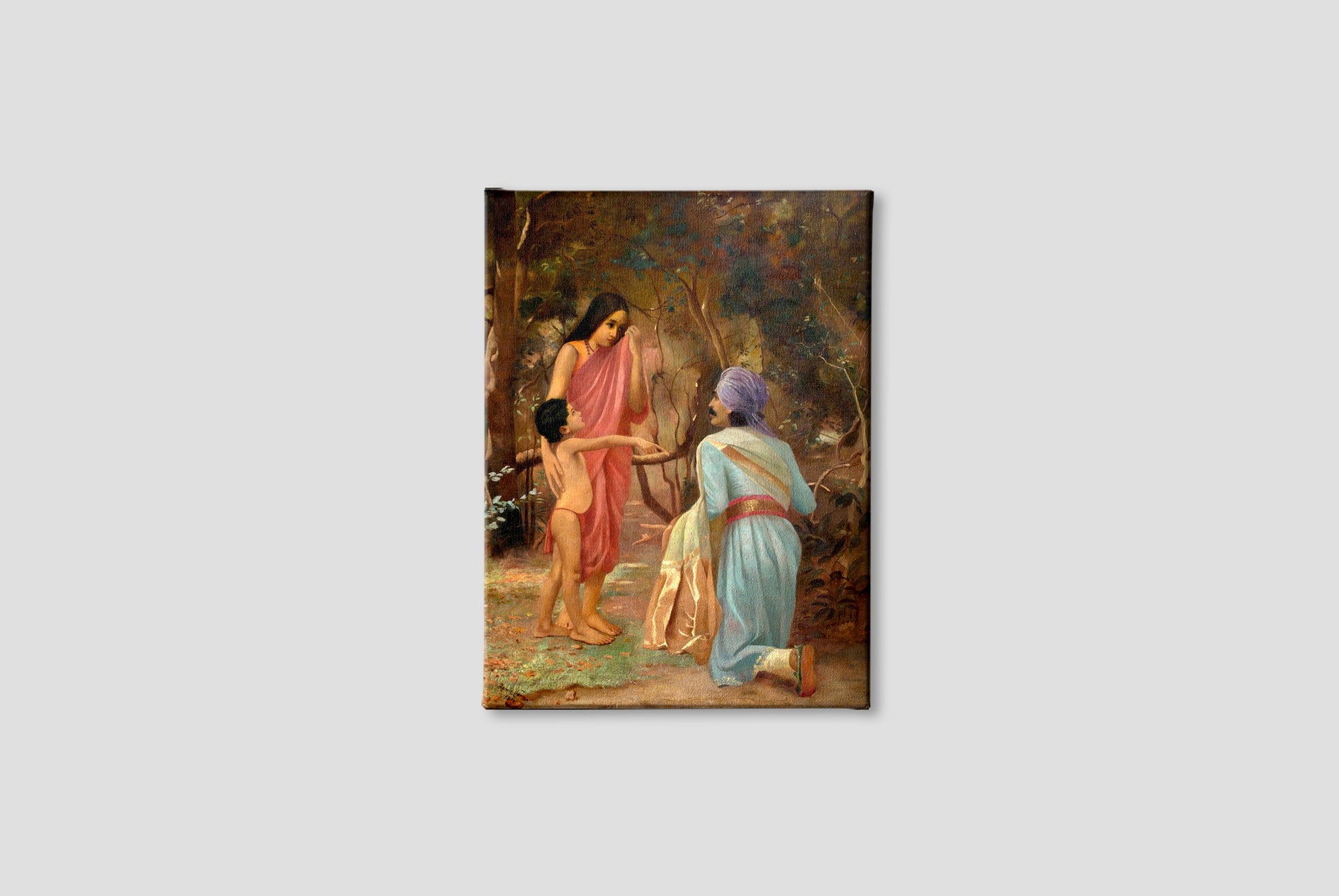 Shakuntala Painting - Meri Deewar 3 : 4 Vertical Premium Wall Art Canvas by MeriDeewar