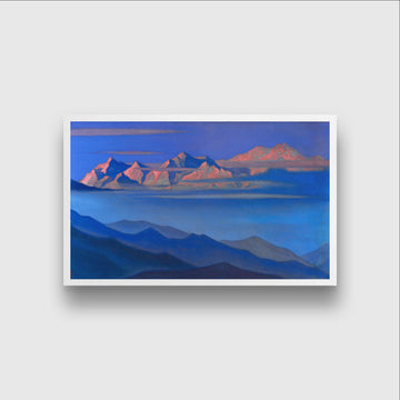 shambala Painting - Meri Deewar 3 : 2 Horizontal Premium Wall Art Canvas by MeriDeewar